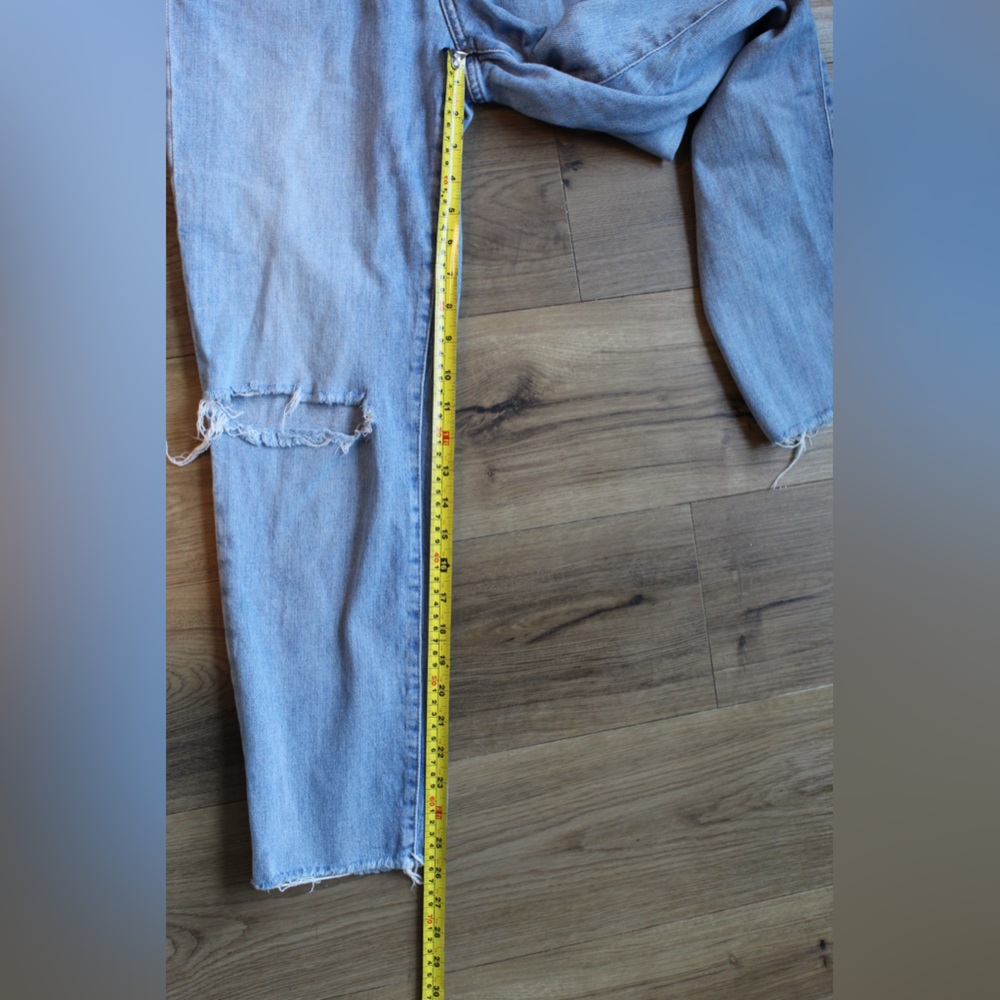 Madewell The High-Rise Slim Crop Boyjean Light Blue Wash Size 28 - Picture 9 of 9